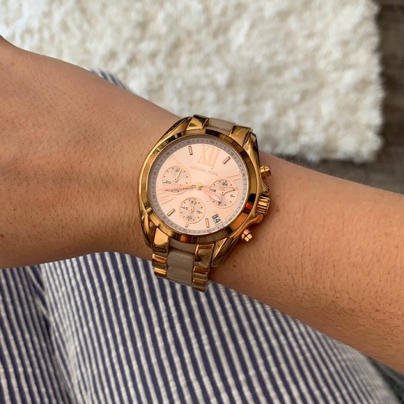 Rose gold Michael Kors watch
